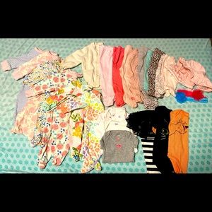 Baby Girl 0-3 Month Lot